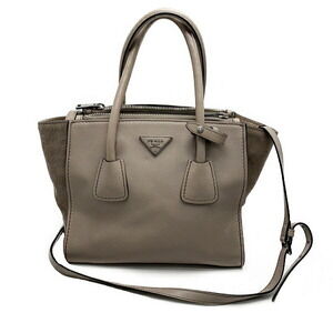 Prada Bag Calfskin Suede Courreges